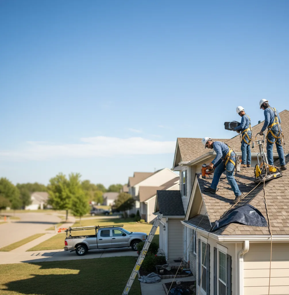 Roof Repair in Many